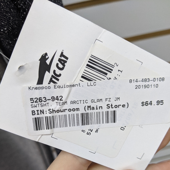 NWT Arctic Cat Full Zip Sweatshirt - Picture 2 of 4